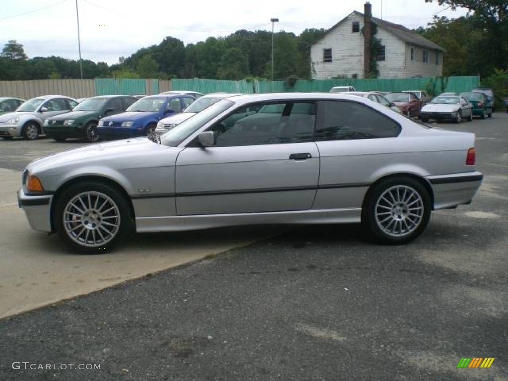 1998 3 Series 328is Coupe - Arctic Silver Metallic / Gray photo #4