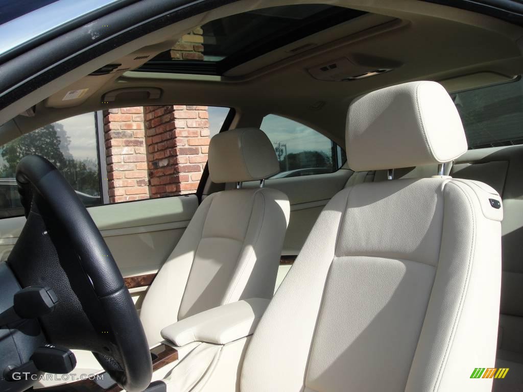 2009 3 Series 328xi Coupe - Monaco Blue Metallic / Cream Beige Dakota Leather photo #9