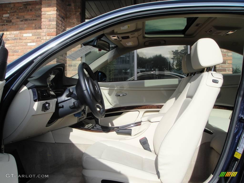 2009 3 Series 328xi Coupe - Monaco Blue Metallic / Cream Beige Dakota Leather photo #10