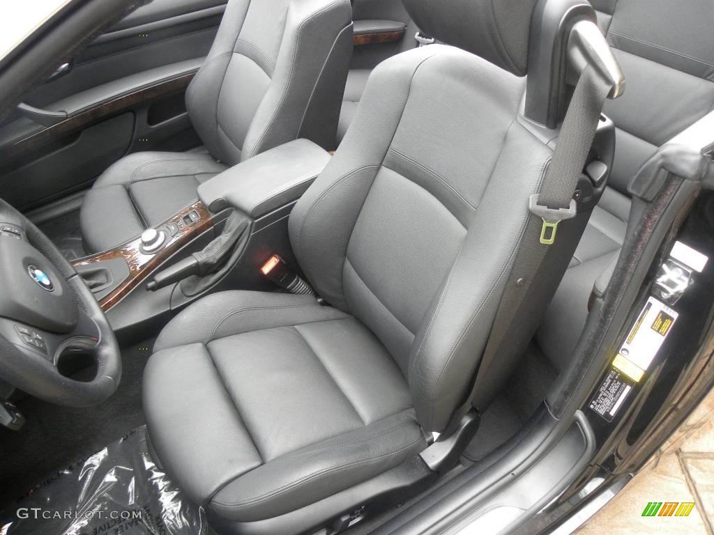 2008 3 Series 328i Convertible - Black Sapphire Metallic / Black photo #6