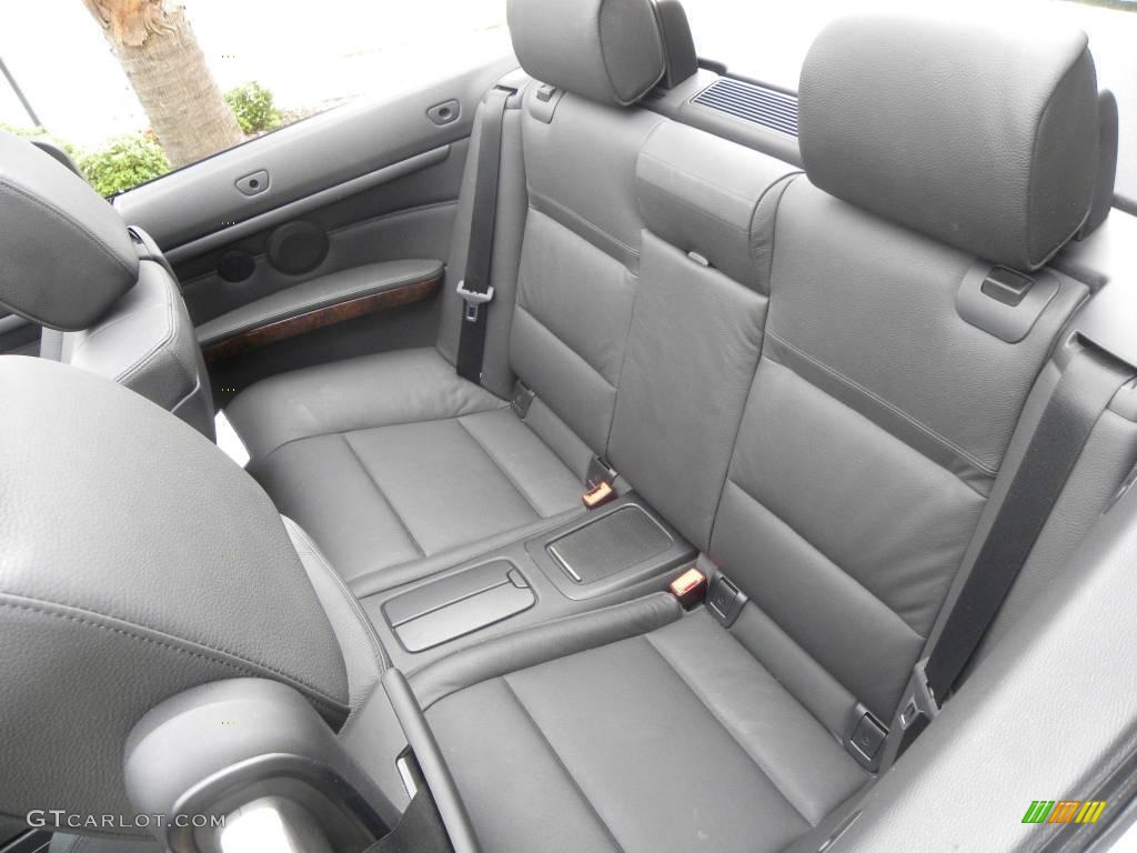 2008 3 Series 328i Convertible - Black Sapphire Metallic / Black photo #8