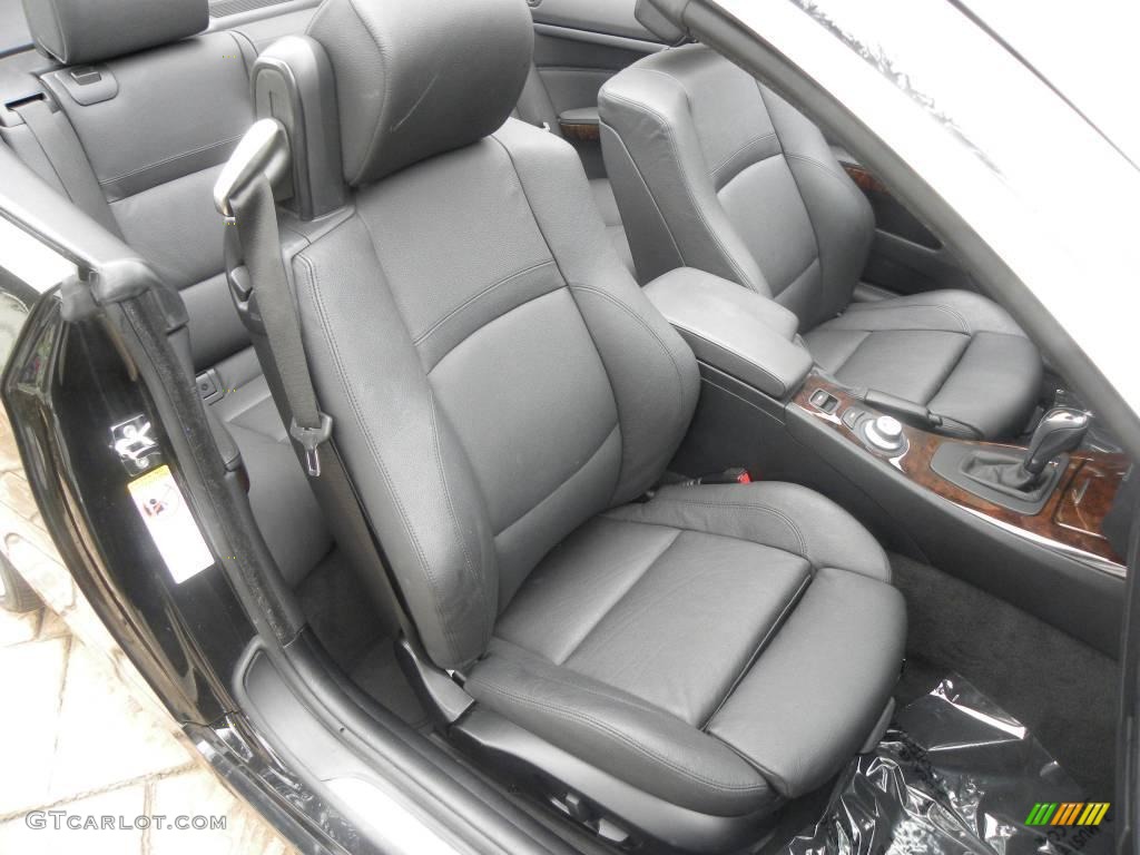 2008 3 Series 328i Convertible - Black Sapphire Metallic / Black photo #9