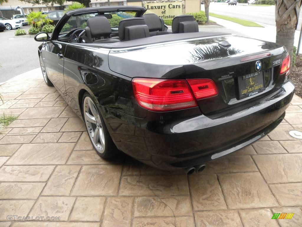 2008 3 Series 328i Convertible - Black Sapphire Metallic / Black photo #11