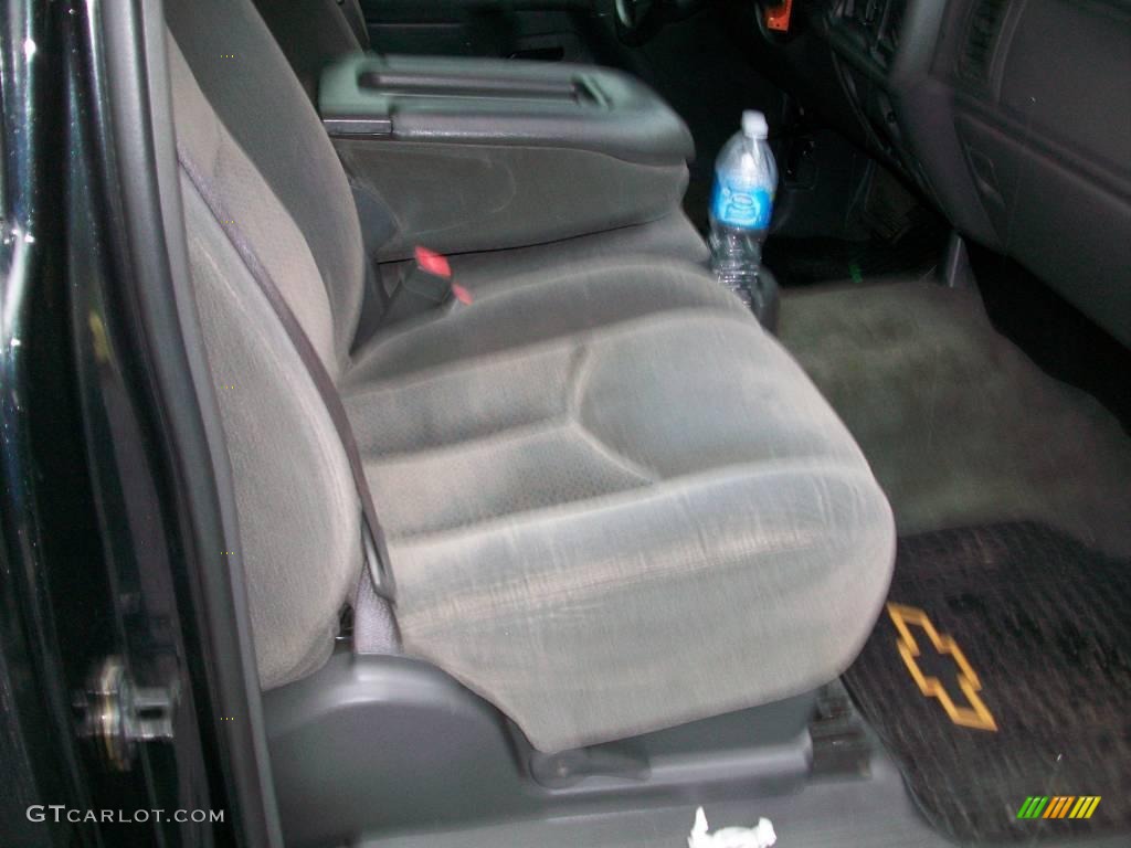 2003 Silverado 1500 LS Regular Cab 4x4 - Black / Dark Charcoal photo #13