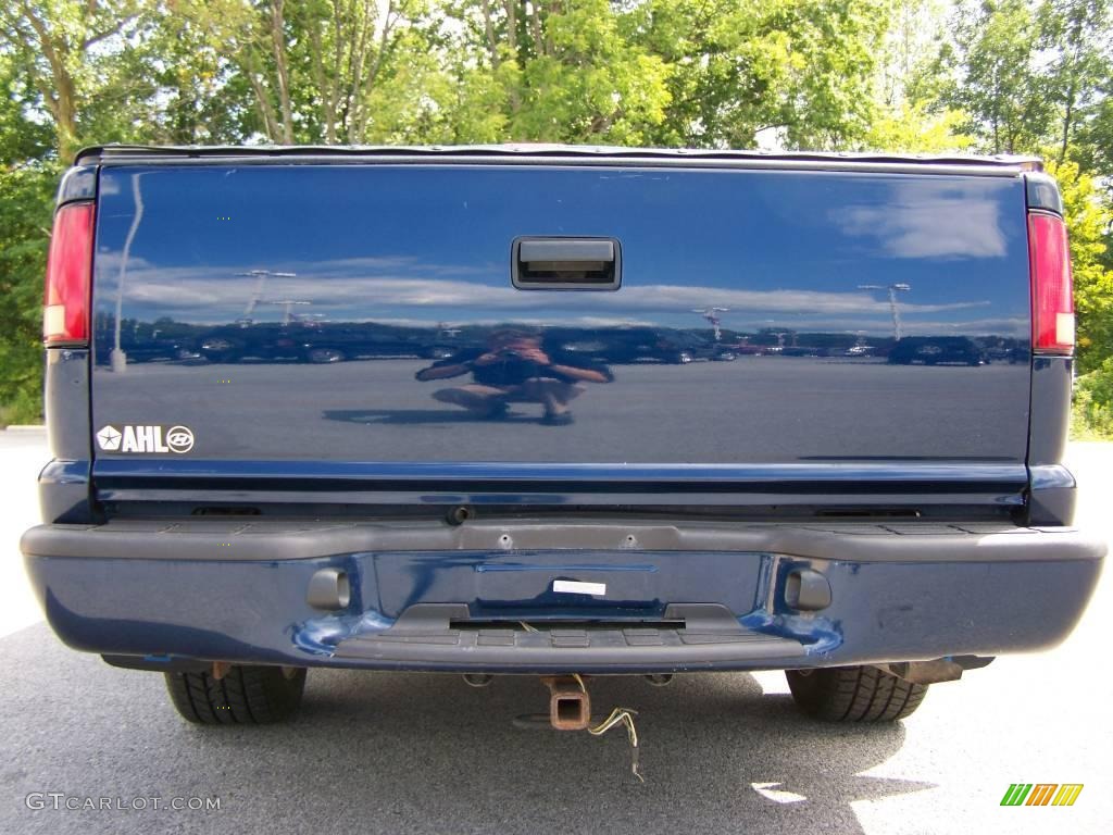 2001 S10 Extended Cab - Indigo Blue Metallic / Graphite photo #6