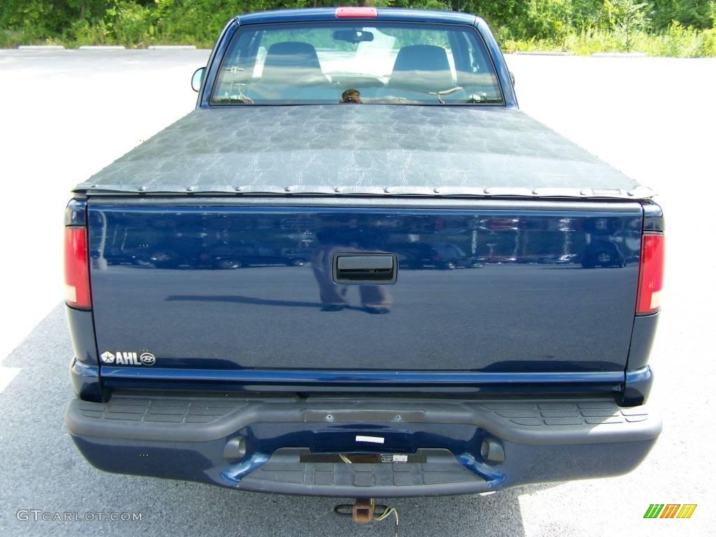 2001 S10 Extended Cab - Indigo Blue Metallic / Graphite photo #7