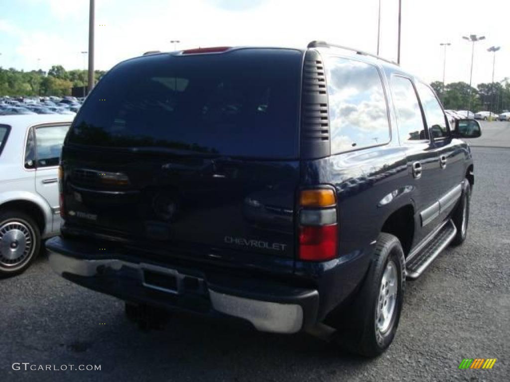 2004 Tahoe LS 4x4 - Dark Blue Metallic / Gray/Dark Charcoal photo #2