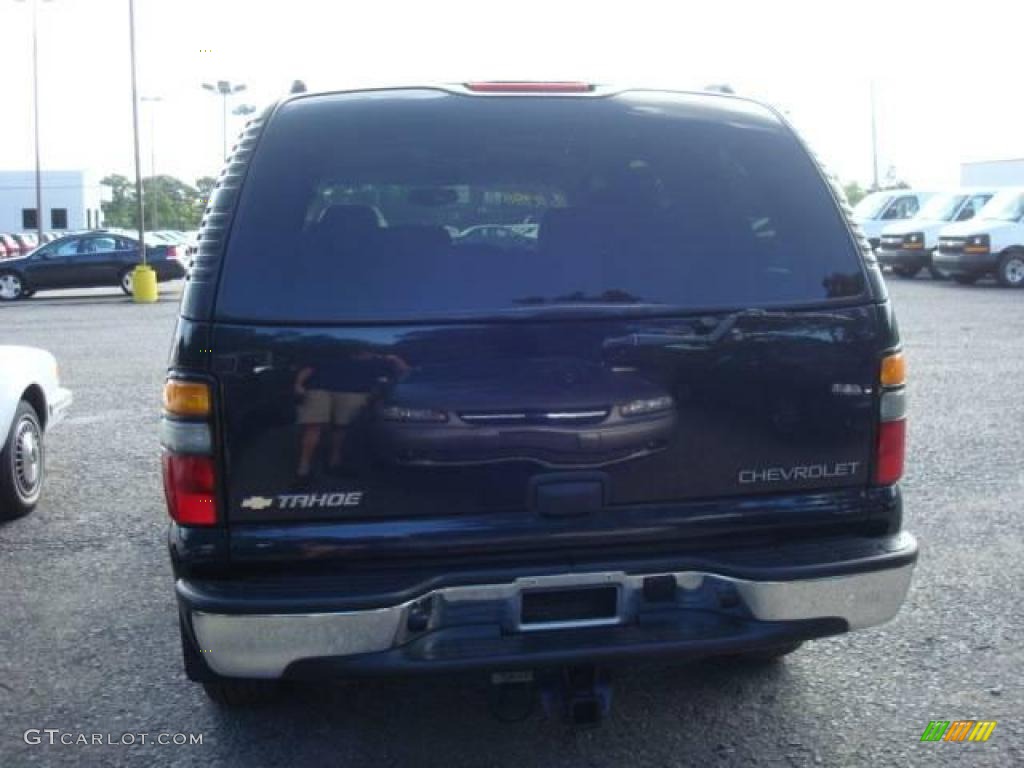 2004 Tahoe LS 4x4 - Dark Blue Metallic / Gray/Dark Charcoal photo #3