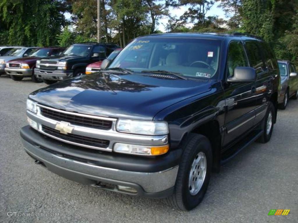 2004 Tahoe LS 4x4 - Dark Blue Metallic / Gray/Dark Charcoal photo #5