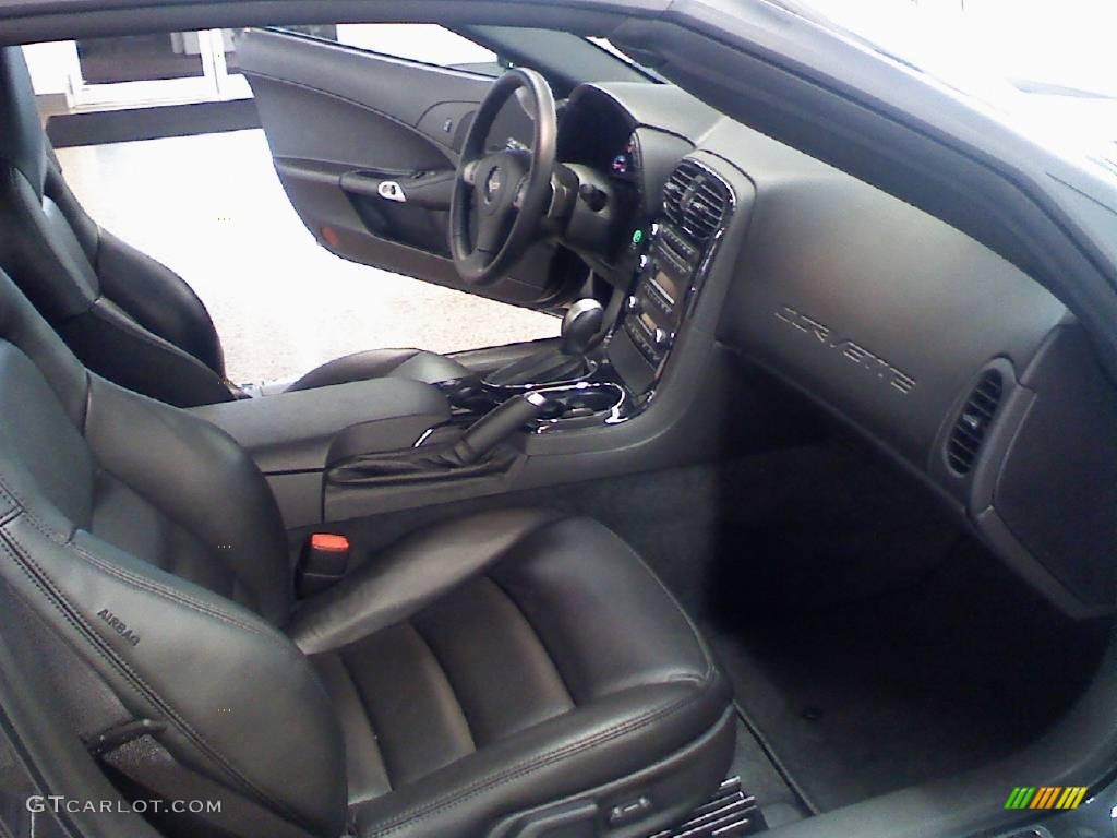 2009 Corvette Coupe - Cyber Gray Metallic / Ebony photo #9