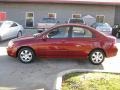 2007 Radiant Red Kia Spectra EX Sedan  photo #4