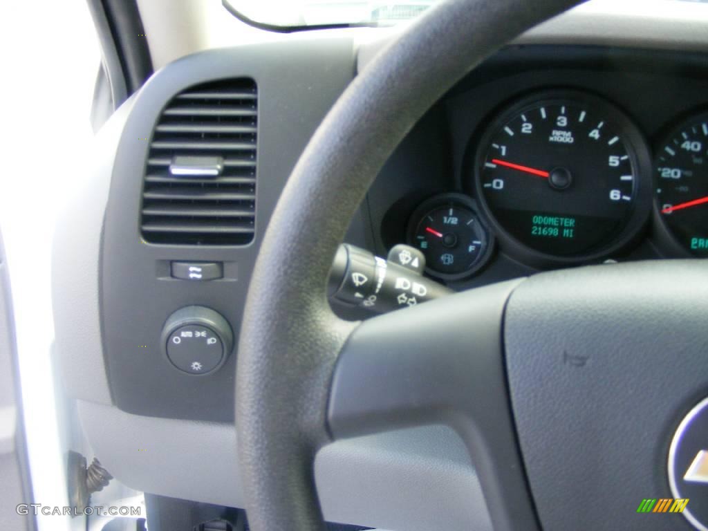 2008 Silverado 1500 Work Truck Regular Cab 4x4 - Summit White / Dark Titanium photo #10