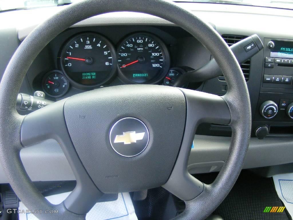 2008 Silverado 1500 Work Truck Regular Cab 4x4 - Summit White / Dark Titanium photo #11