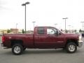 2008 Deep Ruby Metallic Chevrolet Silverado 2500HD LTZ Extended Cab 4x4  photo #4