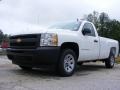 2009 Summit White Chevrolet Silverado 1500 Regular Cab  photo #2