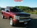 2009 Deep Ruby Red Metallic Chevrolet Silverado 1500 LT Extended Cab 4x4  photo #7