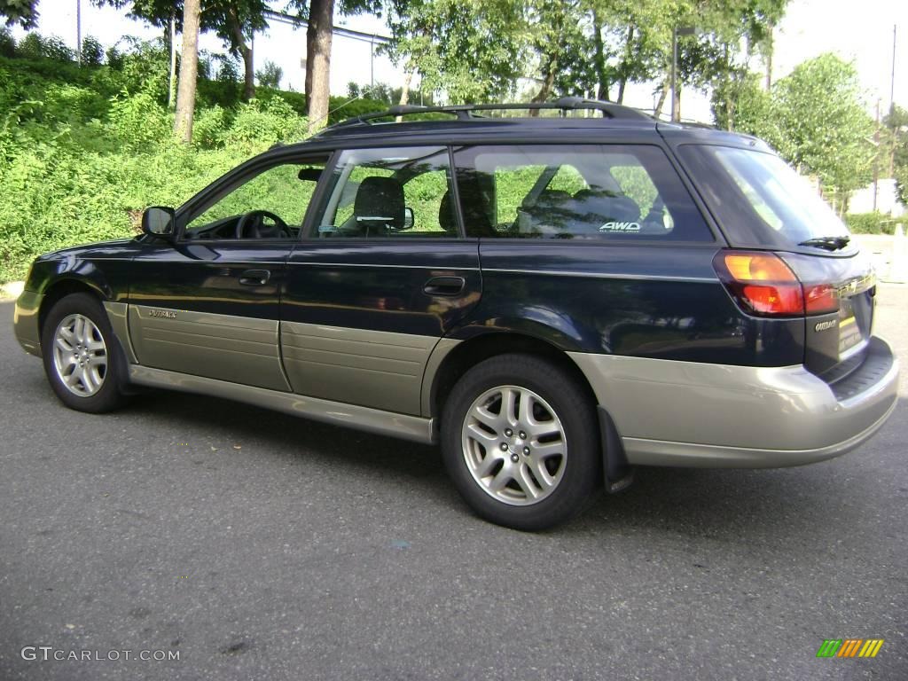 2000 Outback Wagon - Dark Blue Pearl / Gray photo #5