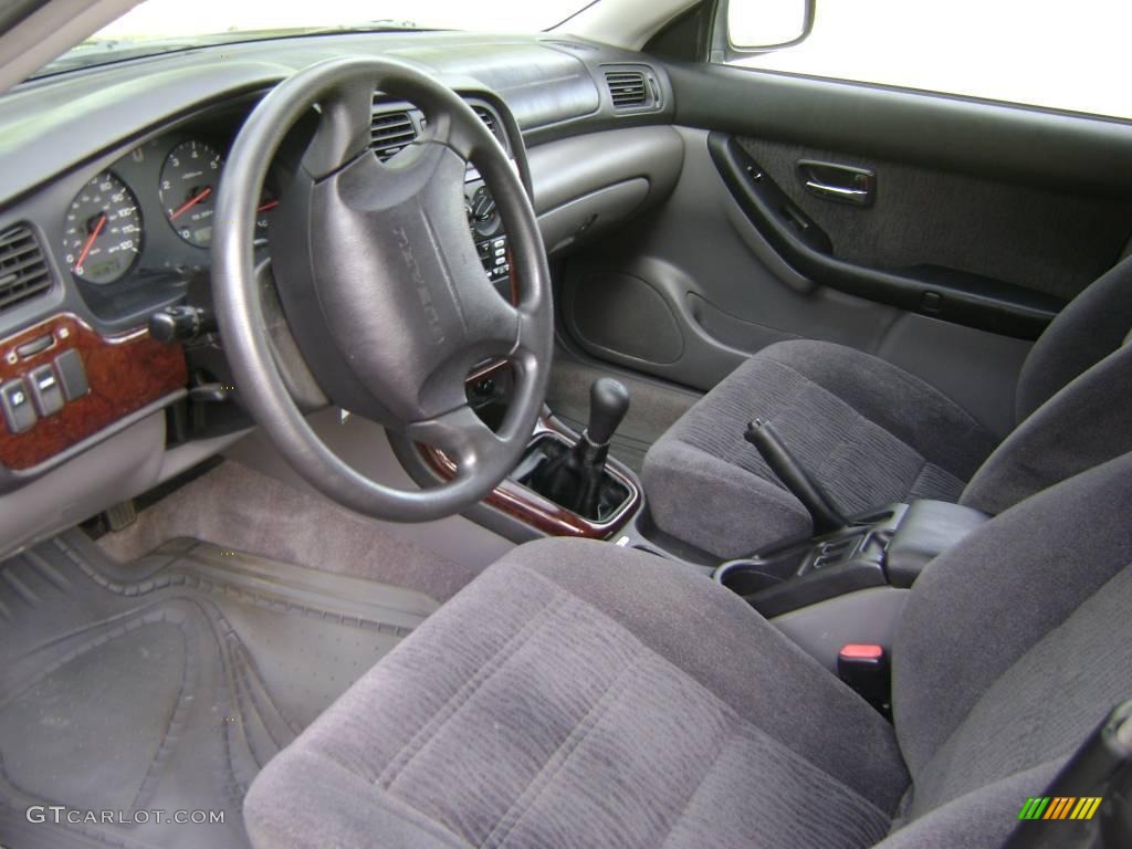 2000 Outback Wagon - Dark Blue Pearl / Gray photo #8