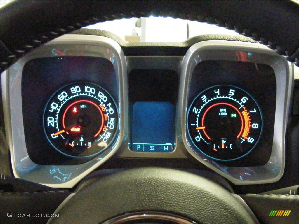 2010 Camaro SS Coupe - Inferno Orange Metallic / Black photo #13