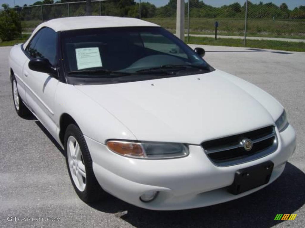 1996 Sebring JXi Convertible - Bright White / Gray photo #1