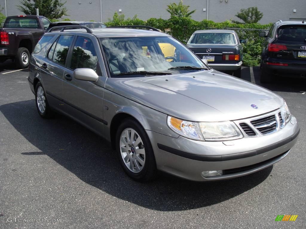 2002 9-5 Linear Sport Wagon - Steel Grey / Charcoal Grey photo #4