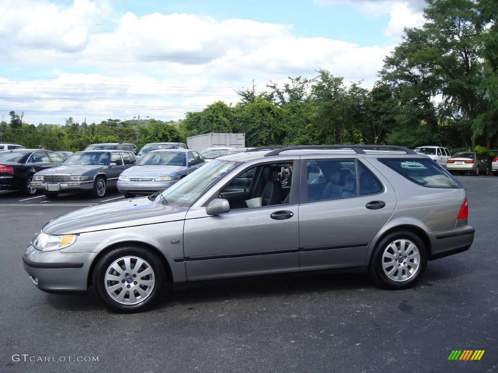 2002 9-5 Linear Sport Wagon - Steel Grey / Charcoal Grey photo #10