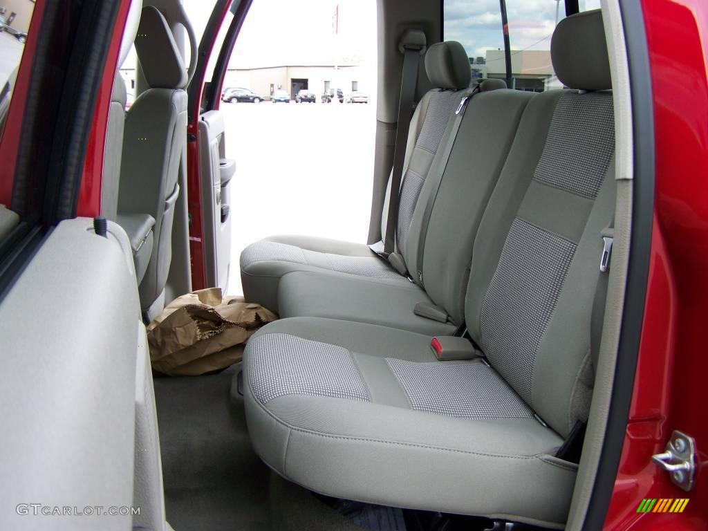 2007 Ram 3500 SLT Quad Cab Chassis - Inferno Red Crystal Pearl / Khaki photo #9