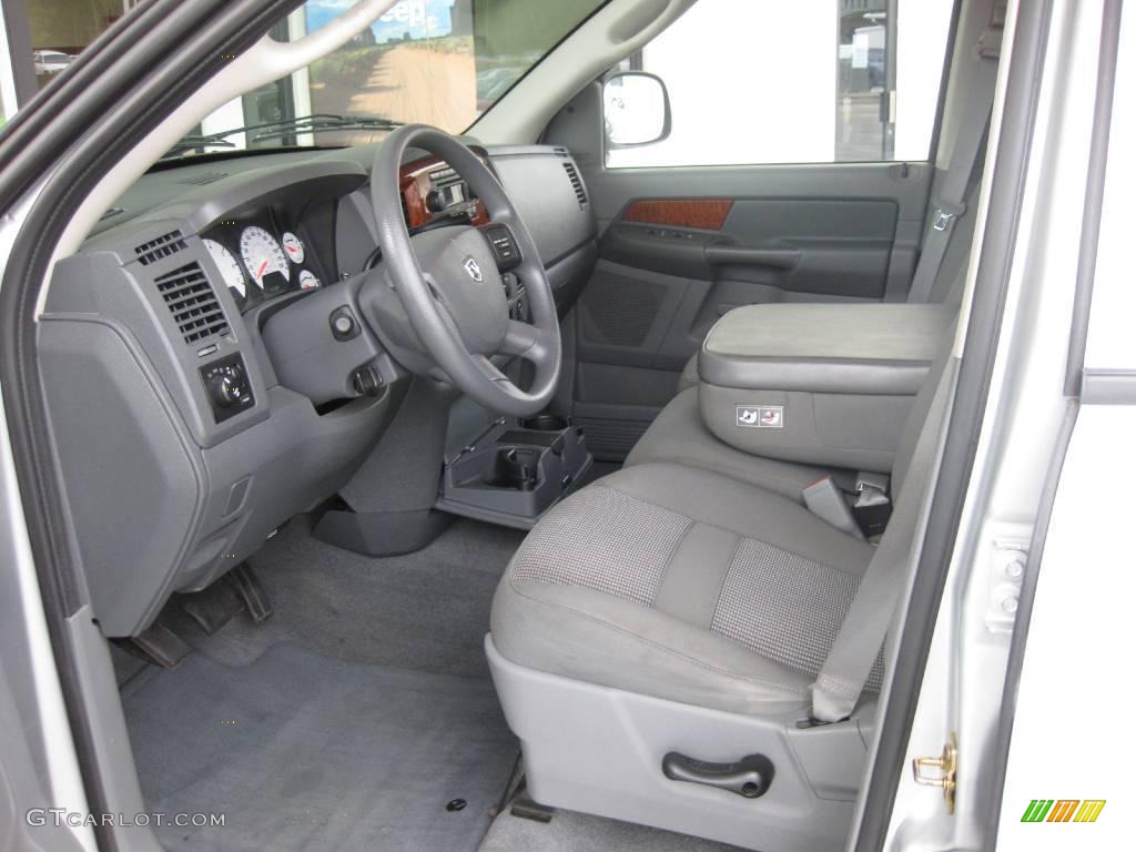 2006 Ram 1500 SLT Quad Cab - Bright Silver Metallic / Medium Slate Gray photo #5