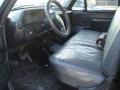 Dark Charcoal 1991 Ford F250 Regular Cab 4x4 Interior Color