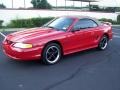 1996 Rio Red Ford Mustang GT Convertible  photo #1