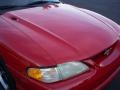 1996 Rio Red Ford Mustang GT Convertible  photo #8