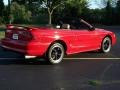 1996 Rio Red Ford Mustang GT Convertible  photo #21