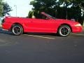 1996 Rio Red Ford Mustang GT Convertible  photo #23