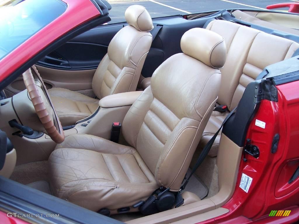 1996 Mustang GT Convertible - Rio Red / Black/Beige photo #28