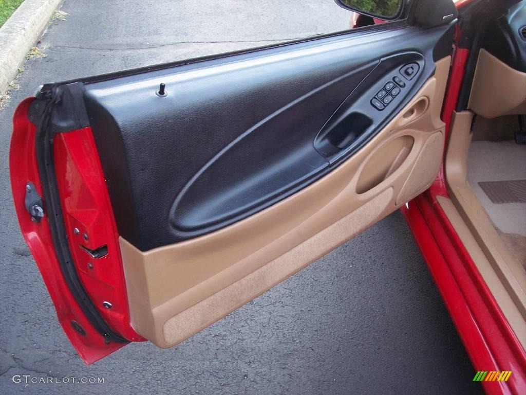 1996 Mustang GT Convertible - Rio Red / Black/Beige photo #30