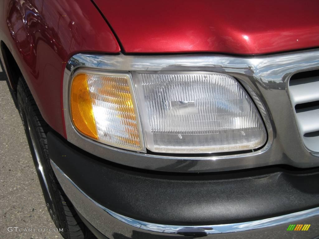 1999 F150 XLT Extended Cab - Toreador Red Metallic / Medium Prairie Tan photo #17