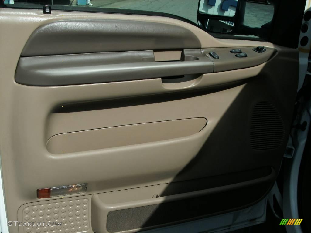 1999 F250 Super Duty XLT Extended Cab 4x4 - Oxford White / Medium Prairie Tan photo #6