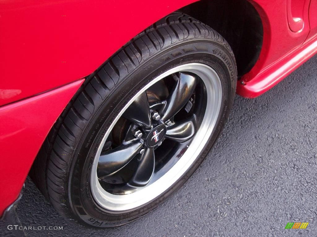 1996 Mustang GT Convertible - Rio Red / Black/Beige photo #45