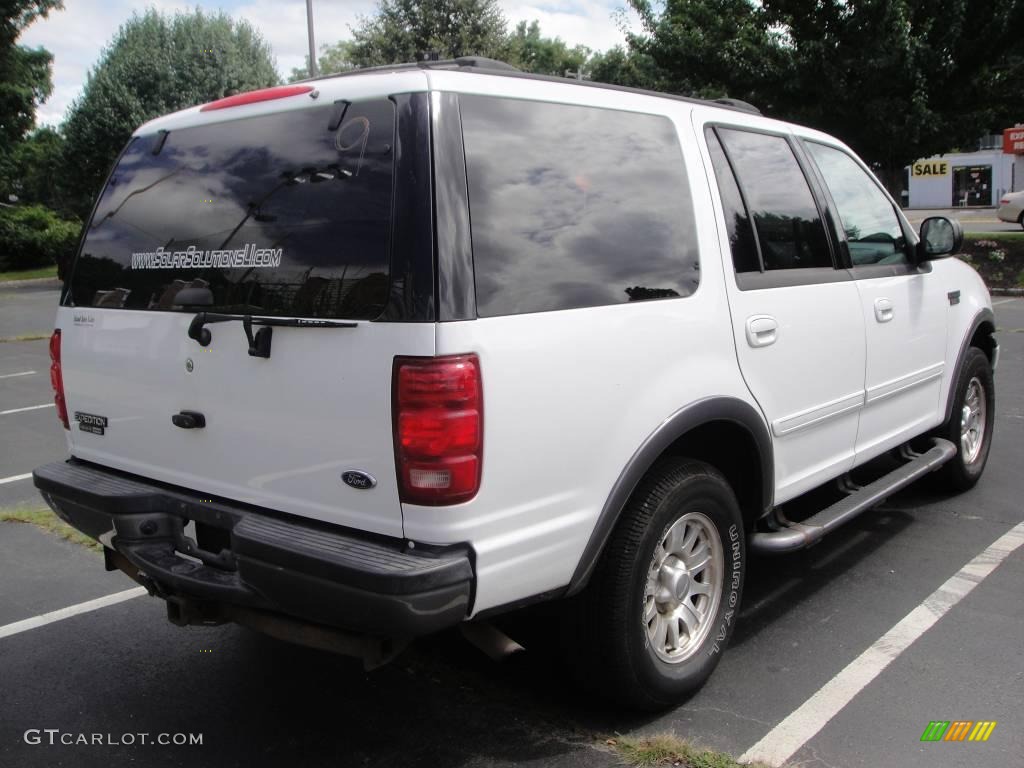 2001 Expedition XLT 4x4 - Oxford White / Medium Graphite photo #6
