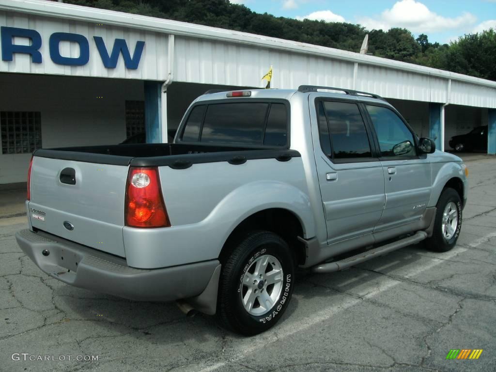 2001 Explorer Sport Trac 4x4 - Silver Frost Metallic / Dark Graphite photo #2