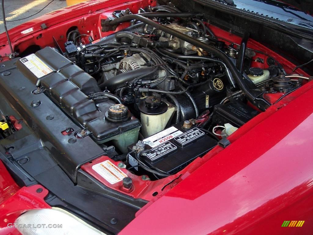1996 Mustang GT Convertible - Rio Red / Black/Beige photo #55