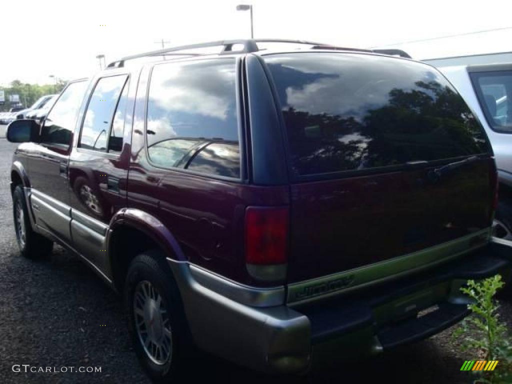 2000 Jimmy SLE 4x4 - Monterey Maroon Metallic / Graphite photo #4