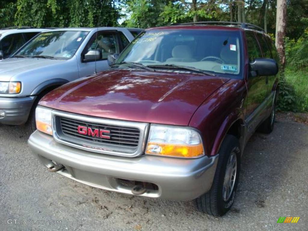 2000 Jimmy SLE 4x4 - Monterey Maroon Metallic / Graphite photo #5