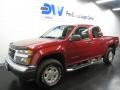 2005 Cherry Red Metallic GMC Canyon SLE Crew Cab 4x4  photo #2