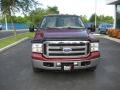 Dark Toreador Red Metallic 2005 Ford F350 Super Duty Lariat Crew Cab