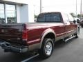 2005 Dark Toreador Red Metallic Ford F350 Super Duty Lariat Crew Cab  photo #6