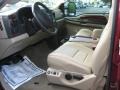 2005 Dark Toreador Red Metallic Ford F350 Super Duty Lariat Crew Cab  photo #11