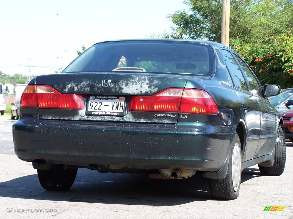 1998 Accord LX Sedan - Dark Emerald Pearl / Quartz photo #4
