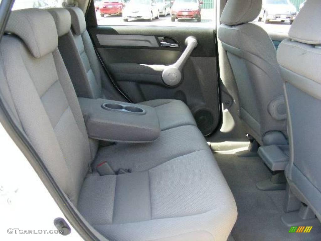 2007 CR-V LX 4WD - Taffeta White / Gray photo #12