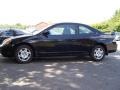 2001 Nighthawk Black Pearl Honda Civic LX Coupe  photo #2